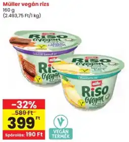 Interspar Müller vegán rizs ajánlat