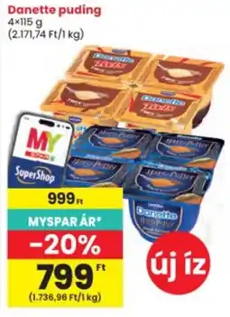 Interspar Danette puding ajánlat