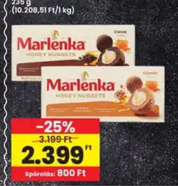 Interspar Marlenka honey nuggets ajánlat