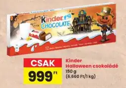 Interspar Kinder halloween csokoládé ajánlat