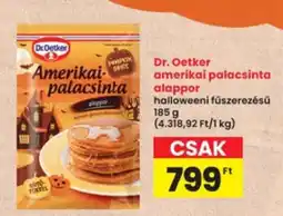Interspar Dr Oetker amerikai palacsinta alappor ajánlat