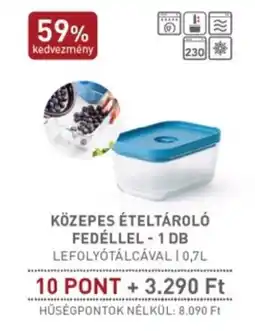 Interspar Közepes ételtároló fedéllel ajánlat