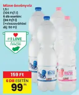 Interspar Mizse ásványvíz ajánlat