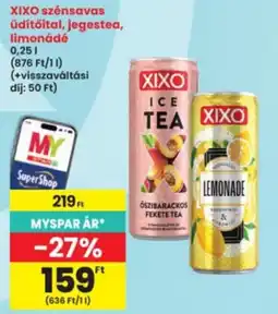 Interspar Xixo szénsavas üdítőital ajánlat