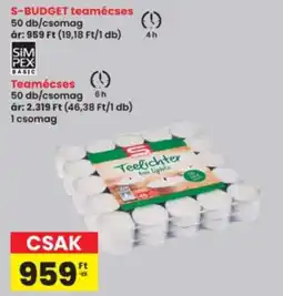 Interspar SimPex basic teamécses ajánlat