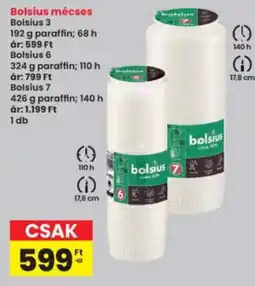 Interspar Bolsius mécses ajánlat