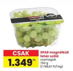 Interspar spar fehér szőlő ajánlat