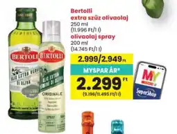 Interspar Bertolli extra szúz olívaolaj ajánlat