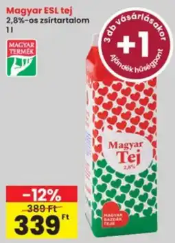 Interspar Magyar Tej ajánlat