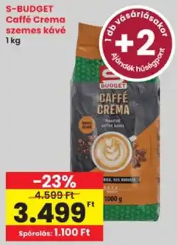Interspar Budget caffé crema ajánlat