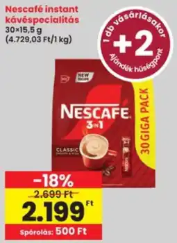 Interspar Nescafe instant kavéspecialitás ajánlat