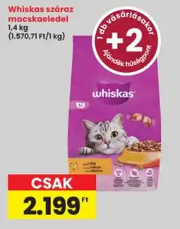 Interspar Whiskas száraz macskaeledel ajánlat