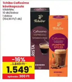Interspar Tchibo Cafissimo kávékapszula ajánlat