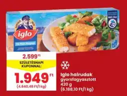 Interspar Iglo halrudak ajánlat