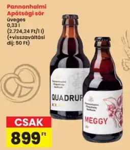 Interspar Pannonhalmi Apátsági sör ajánlat