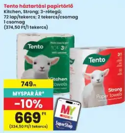 Interspar Tento háztartási papírtörlő ajánlat