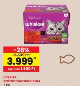 Interspar whiskas száraz macskaeledel ajánlat