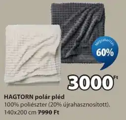 JYSK Hagtorn polár pléd ajánlat