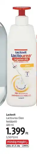 DM Lactovit lactourea oleo testápoló ajánlat