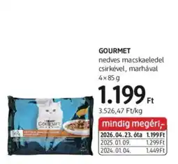 DM Gourmet nedves macskaeledel ajánlat