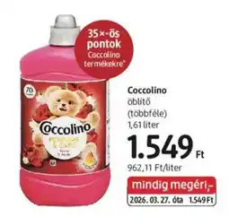 DM Coccolino öblítő ajánlat