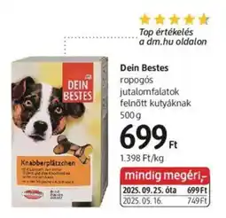 DM Dein Bestes ropogós jutalomfalatok ajánlat