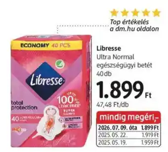 Libresse ultra normal egészségügyi betét