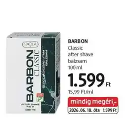 DM barbon classic after shave balzsam ajánlat