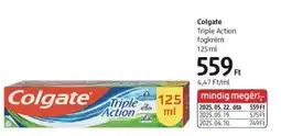 DM Colgate triple action fogkrém ajánlat