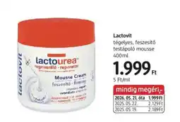 DM Lactovit regeneráló reparátor mousse cream ajánlat