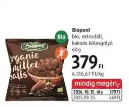 DM Biopont kakaós kölesgolyó ajánlat