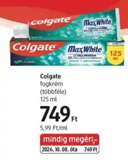 DM Colgate fogkrém ajánlat