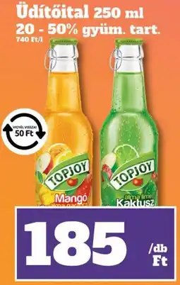 Vil-For Topjoy Üdítőital ajánlat