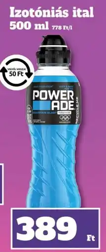 Vil-For Powerade izotóniás ital ajánlat