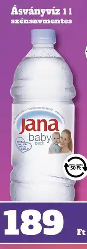 Vil-For Jana ásványvíz ajánlat
