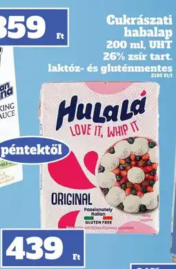 Vil-For Hulala cukrászati habalap ajánlat