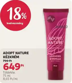 Rossmann adopt nature kézkrém ajánlat