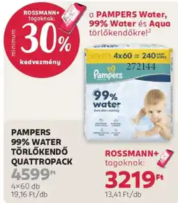Rossmann Pampers törölköndő ajánlat