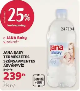 Rossmann Jana Baby természetes szénsavmentes ásványvíz ajánlat