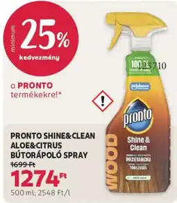 Rossmann Pronto shine&clean ajánlat