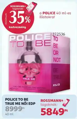 Rossmann Police to be ajánlat