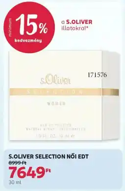 Rossmann s.oliver selection női edt ajánlat