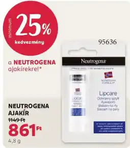 Rossmann Neutrogena ajakír ajánlat