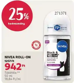Rossmann Nivea roll-on ajánlat