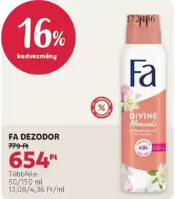 Rossmann Fa dezodor ajánlat