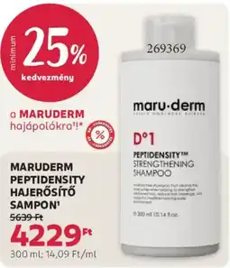 Rossmann Maruderm peptidensity hajerősítő sampón ajánlat