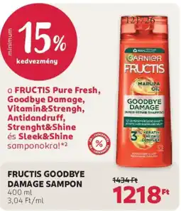 Rossmann Garnier fructis goodbye damage sampon ajánlat