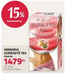 Rossmann Herbária zsírégető tea ajánlat
