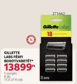 Rossmann Gillette labs férfi borotvabetét ajánlat