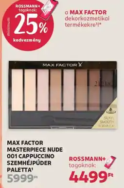 Rossmann Max Factor masterpiece nude ajánlat